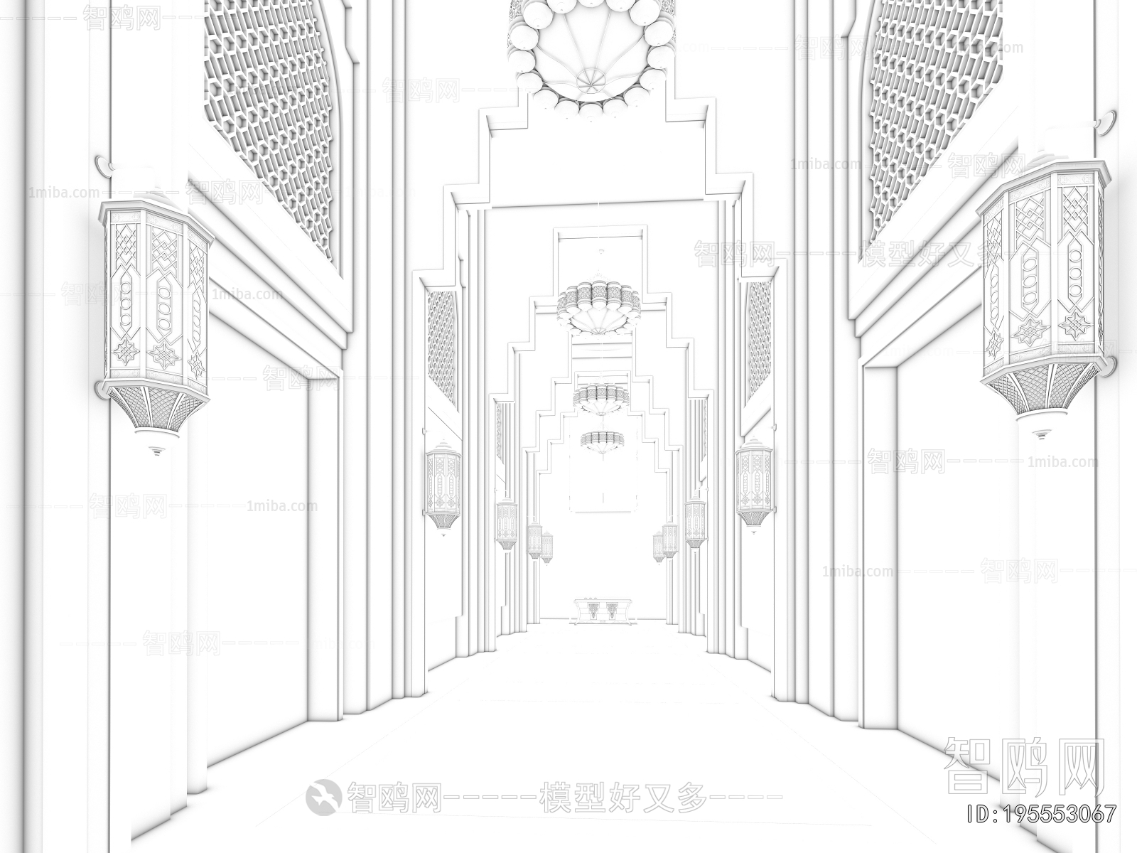New Classical Style Hallway
