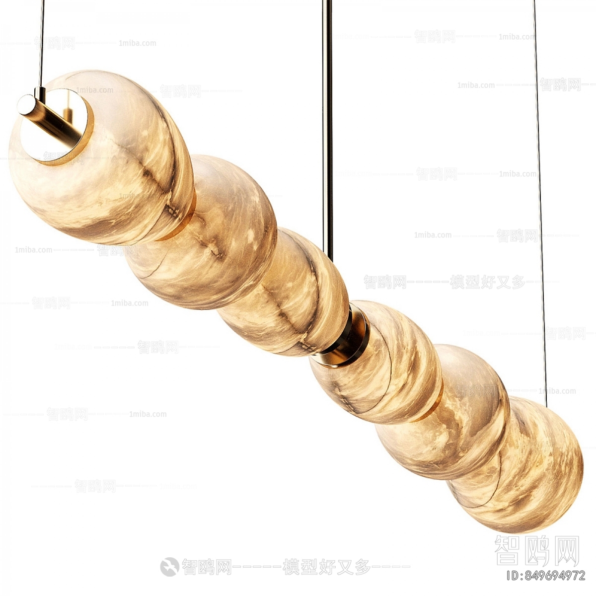Modern Long Chandelier