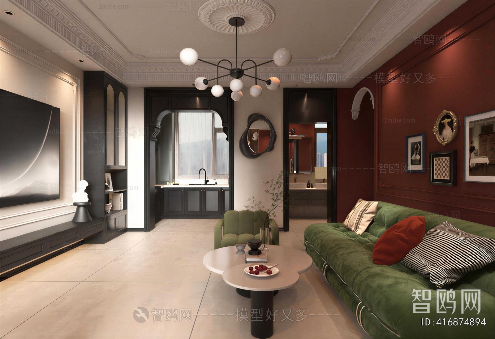 French Style A Living Room
