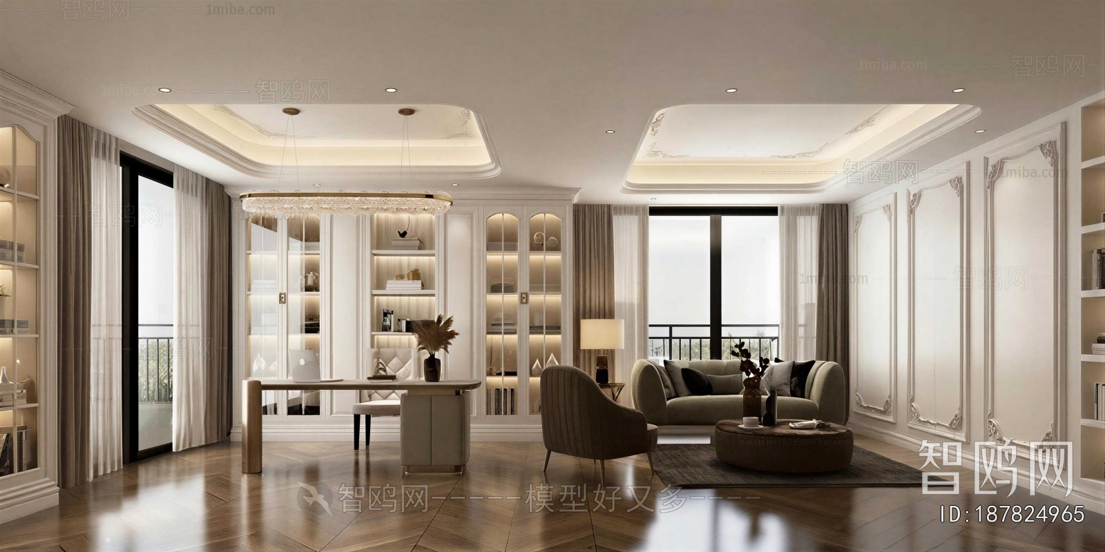 French Style Study Space