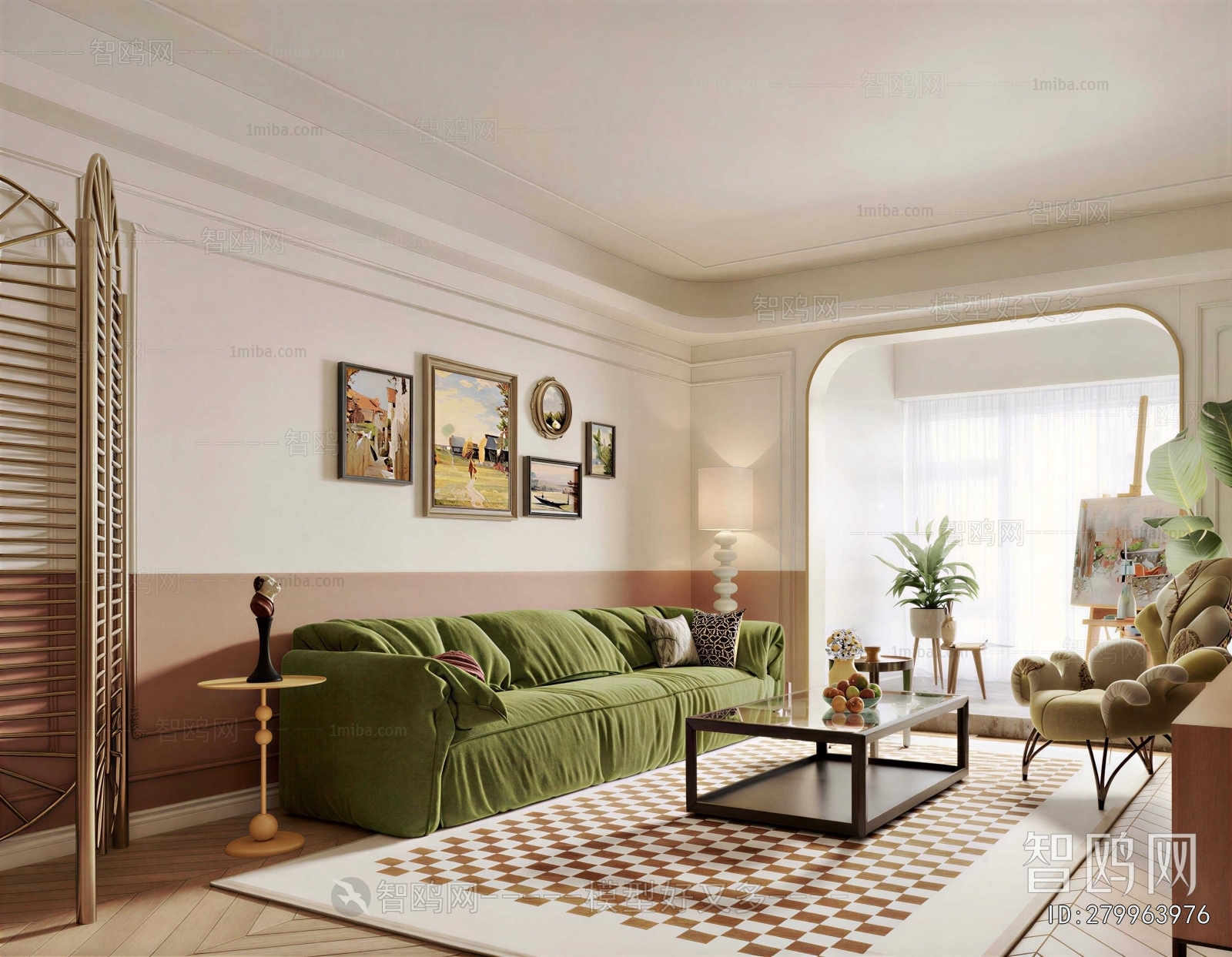 French Style A Living Room