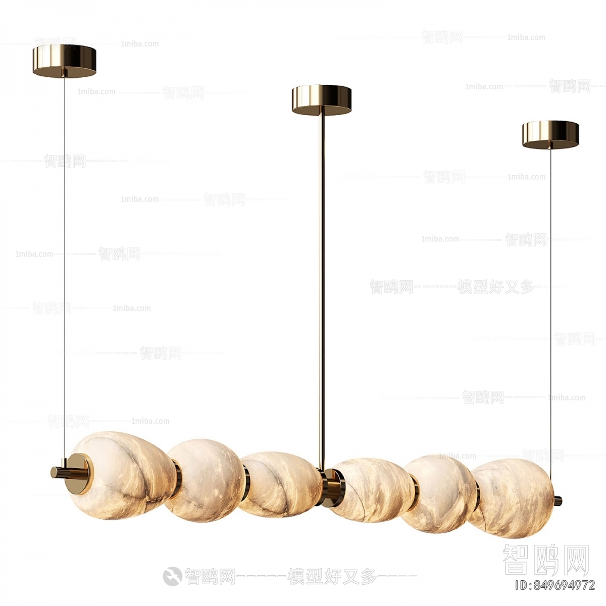 Modern Long Chandelier