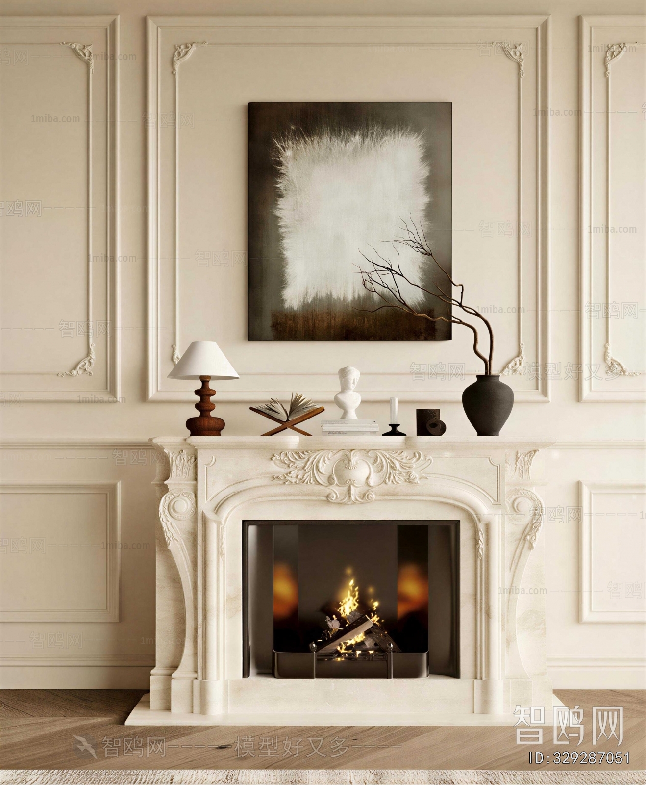 French Style Fireplace