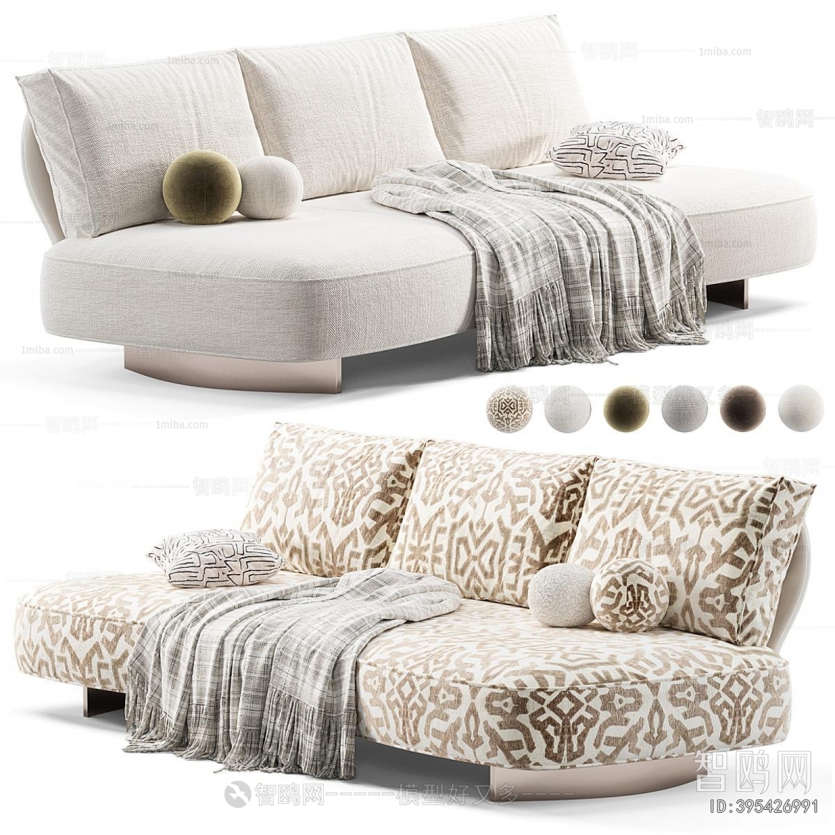 Modern Three-seat Sofa