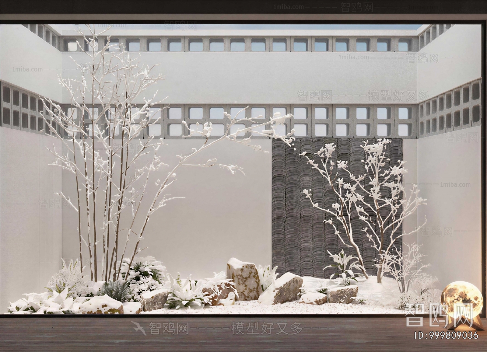 New Chinese Style Plant Landscaping