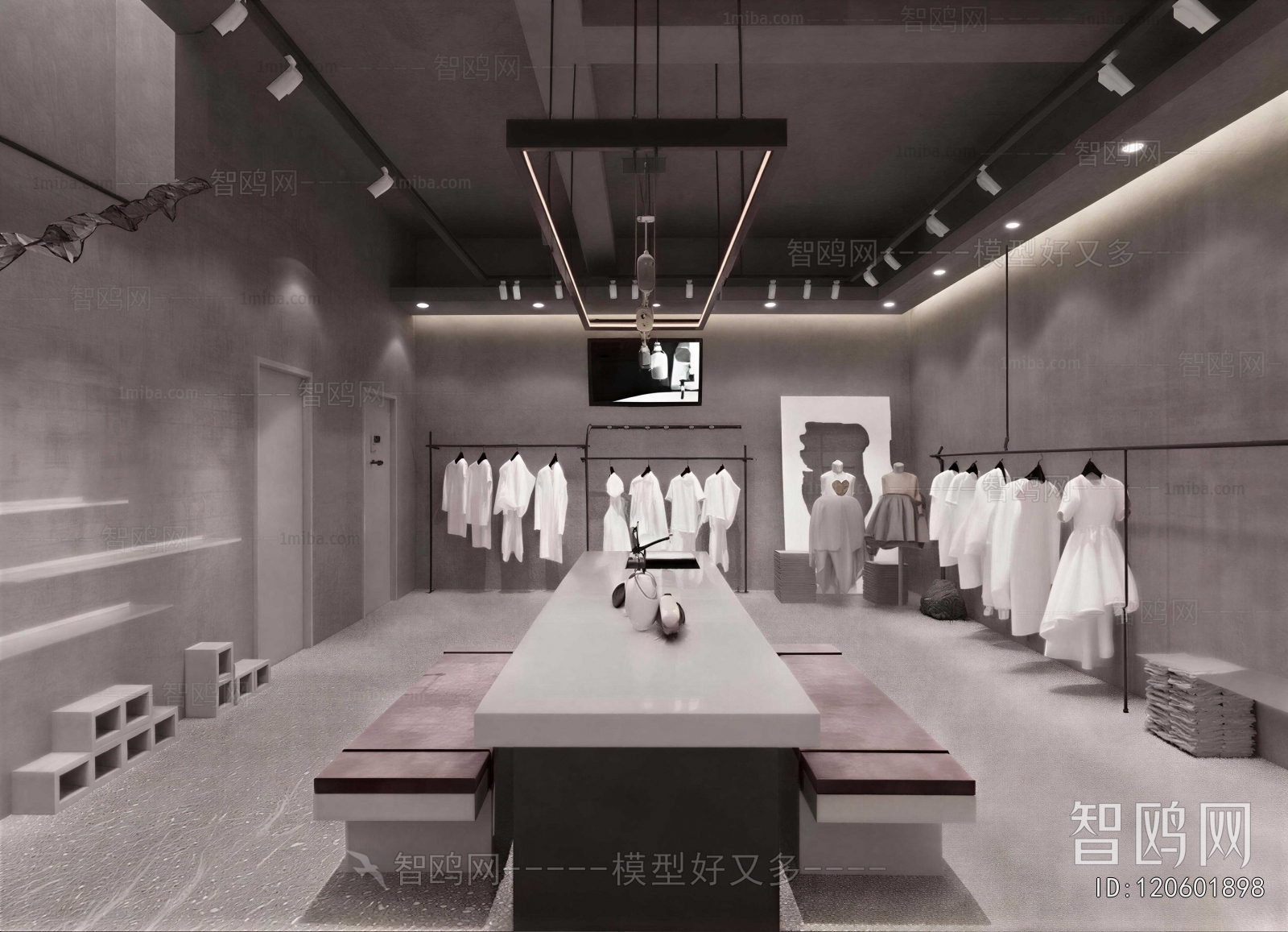 Industrial Style Clothing Store