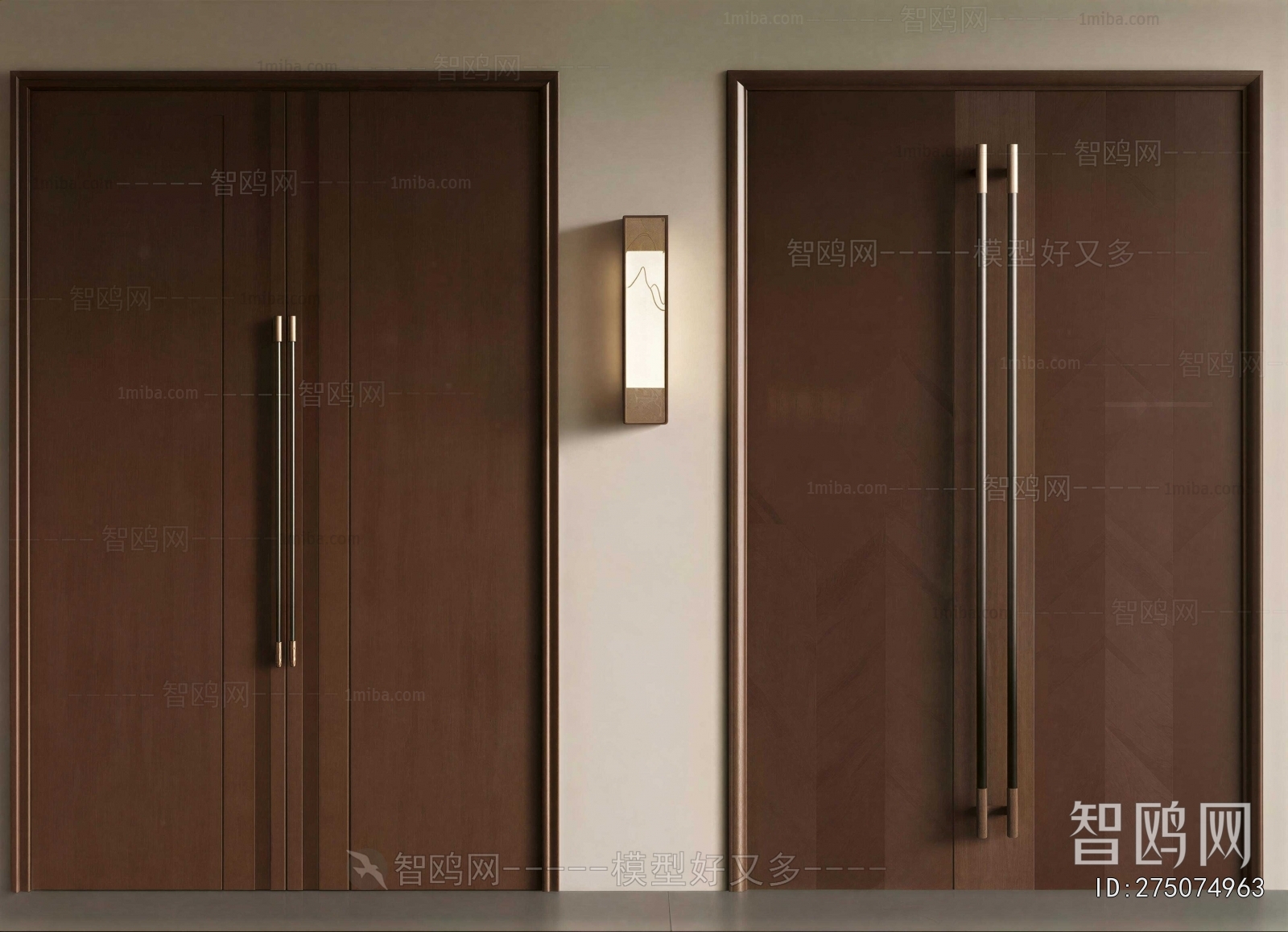 Modern Double Door