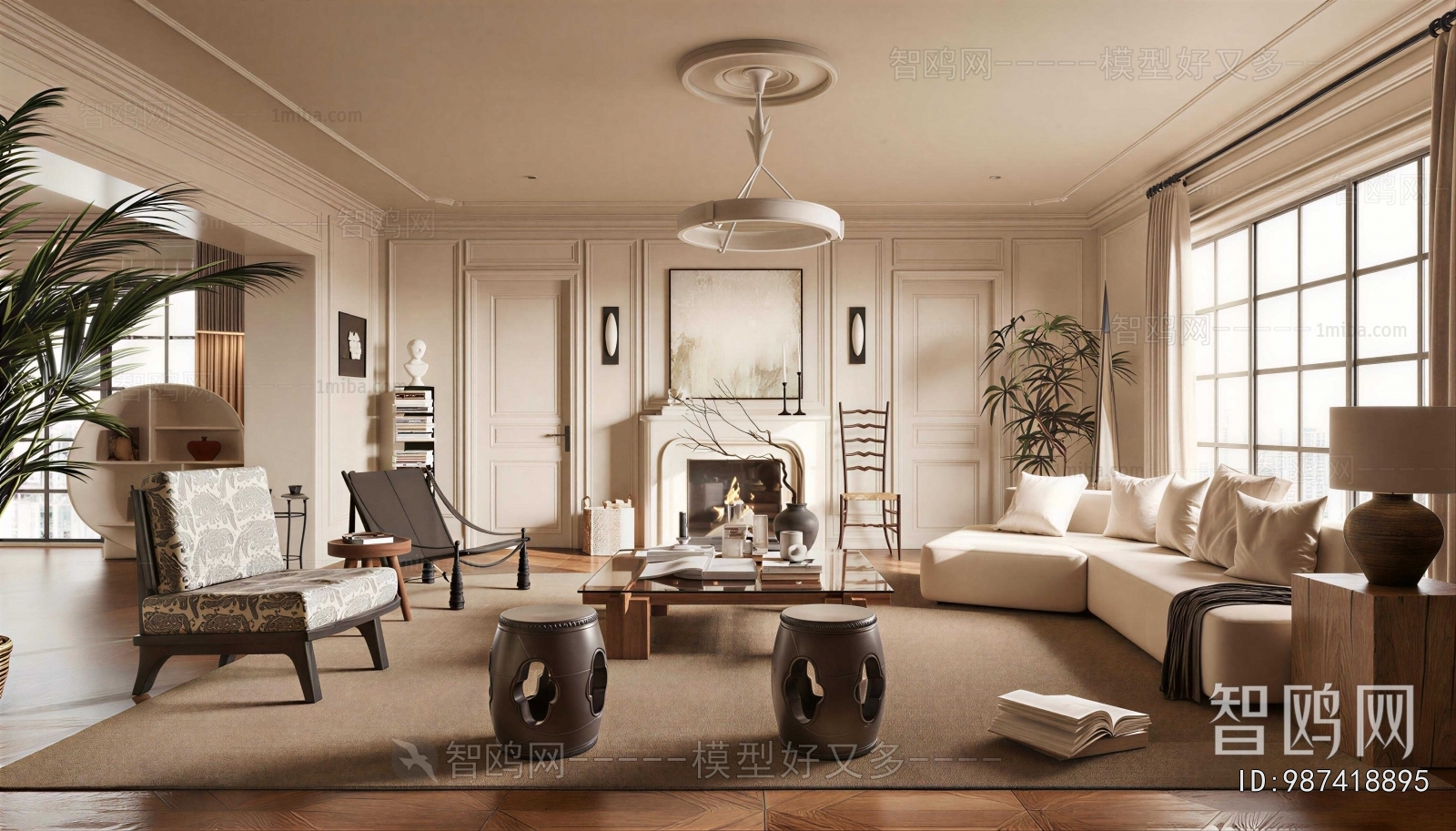 French Style A Living Room