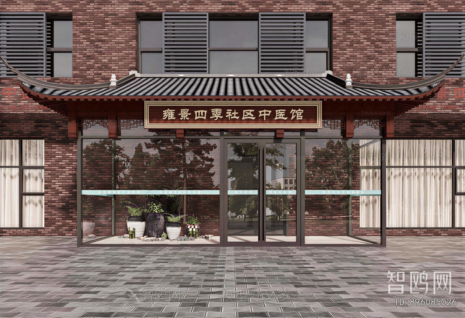 New Chinese Style Facade Element
