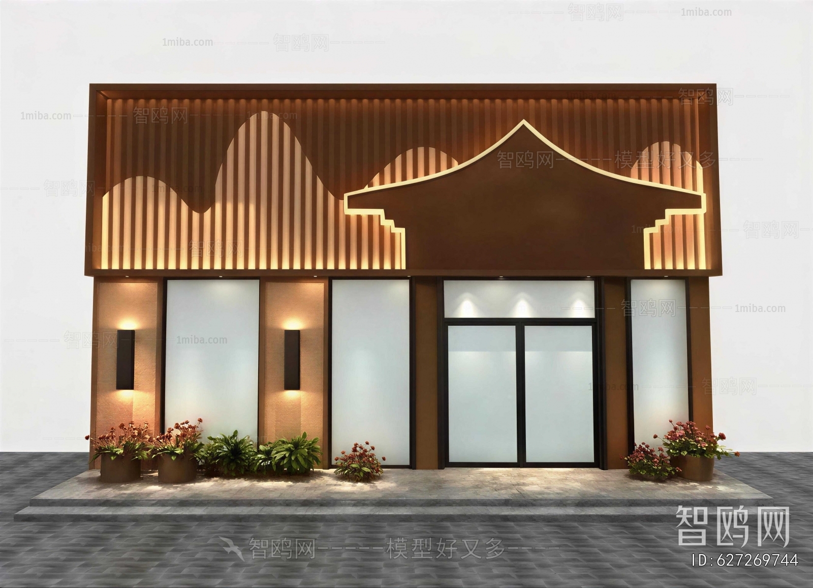 New Chinese Style Facade Element