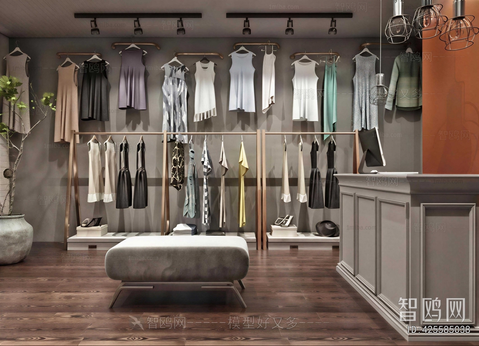 Industrial Style Clothing Store