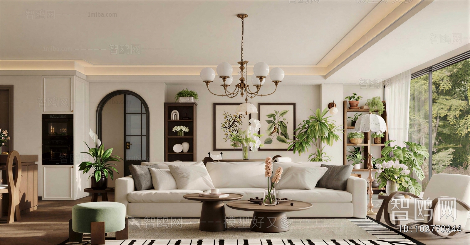 American Style A Living Room