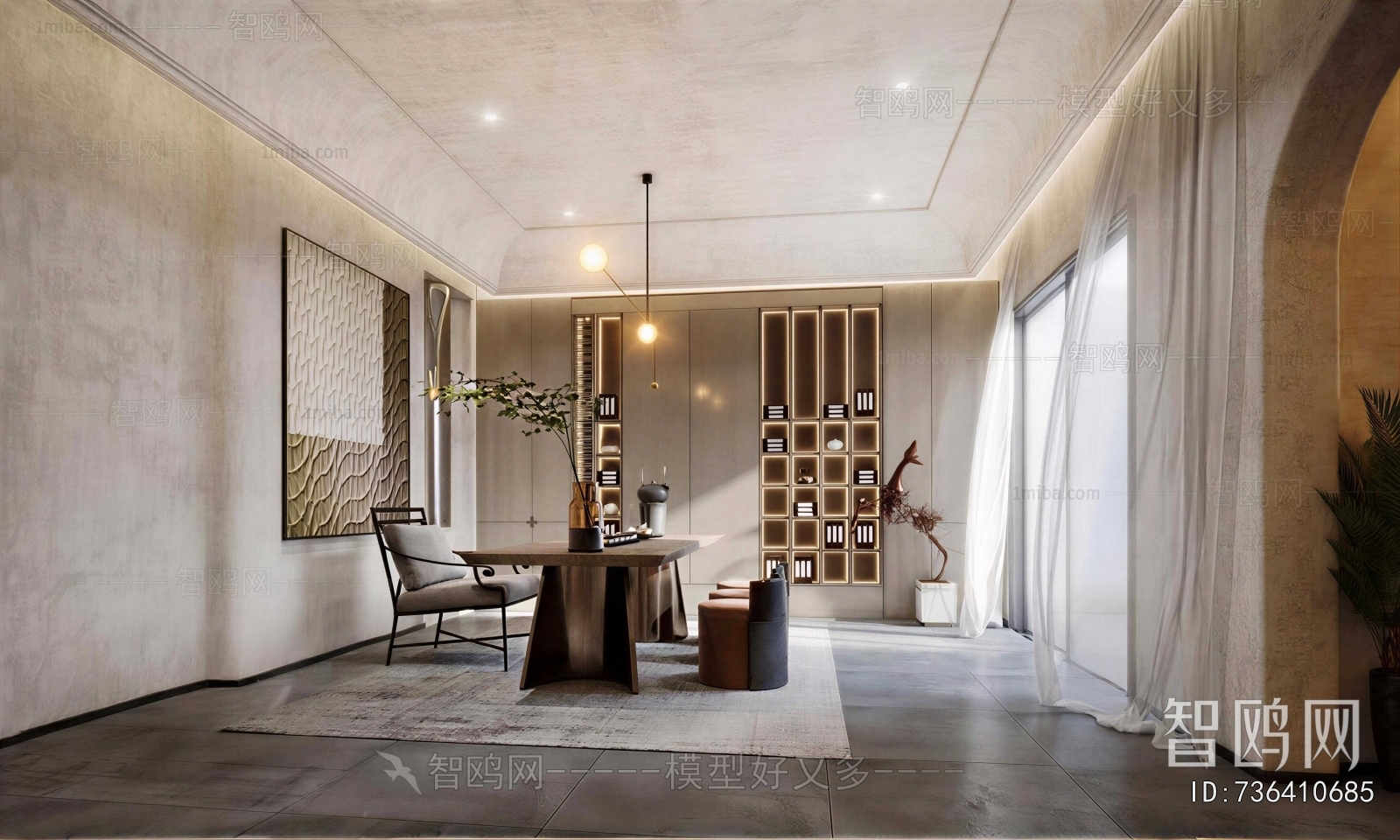 Wabi-sabi Style Tea House