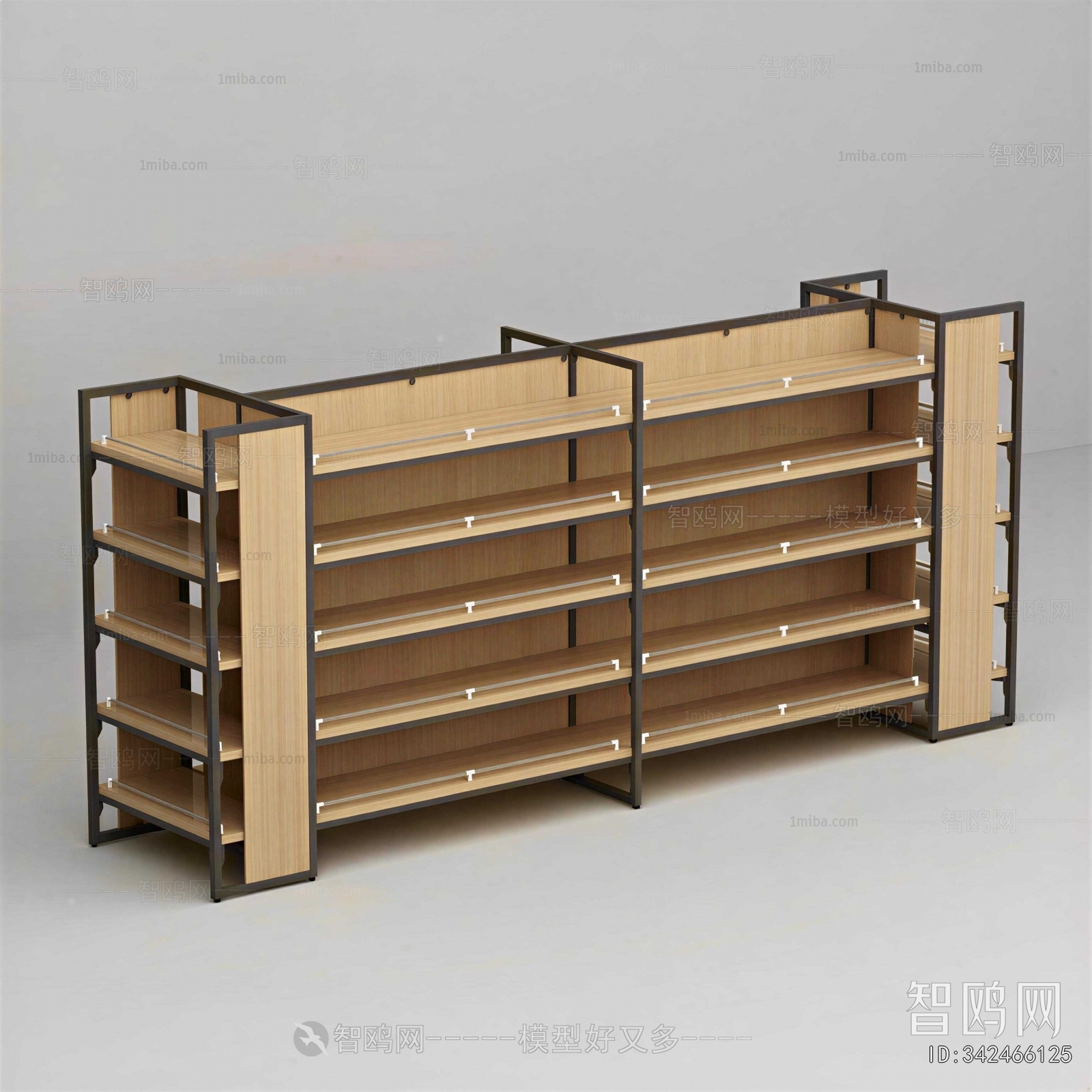 Modern Supermarket Shelf