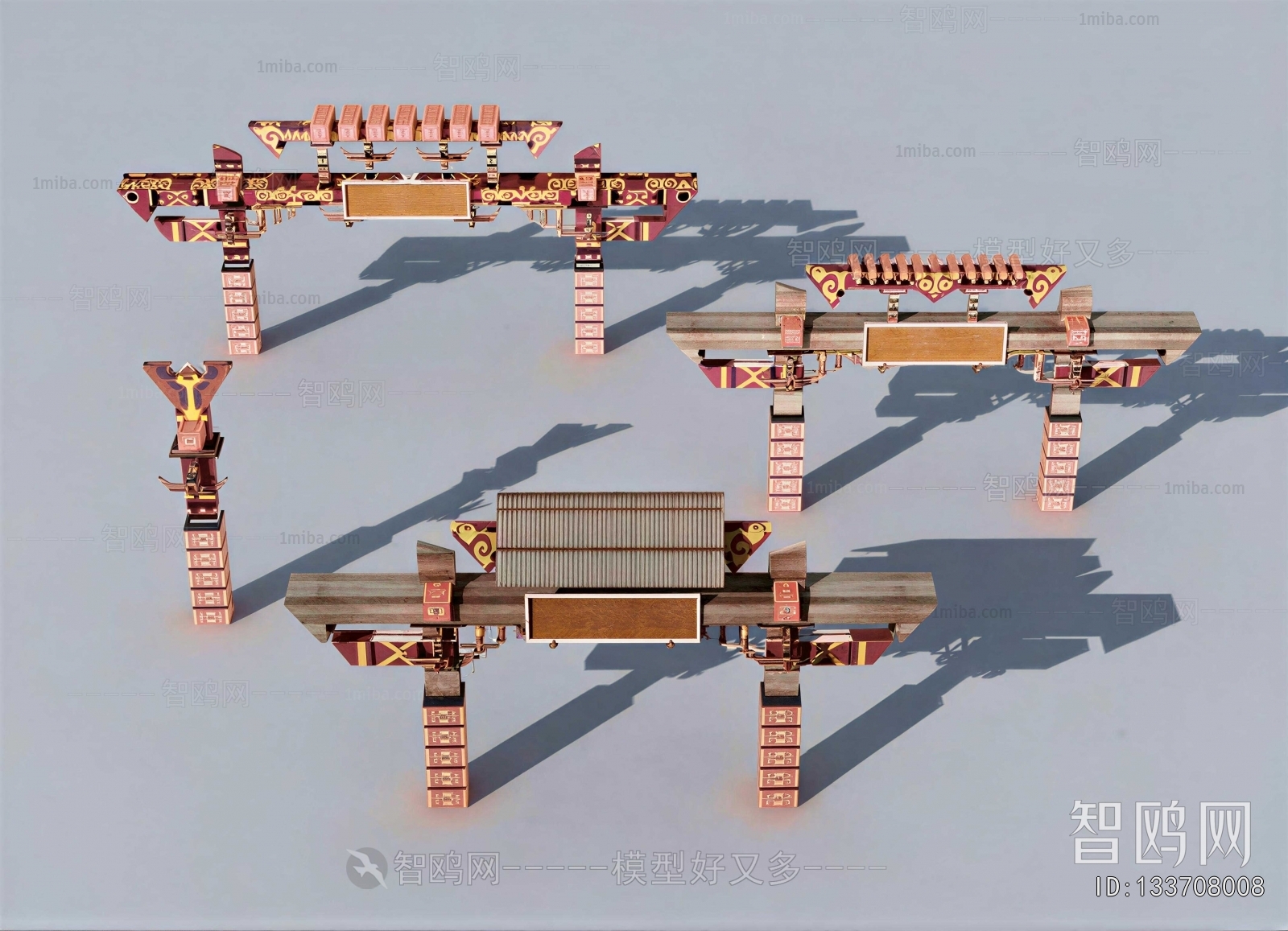 New Chinese Style Gallery Frame