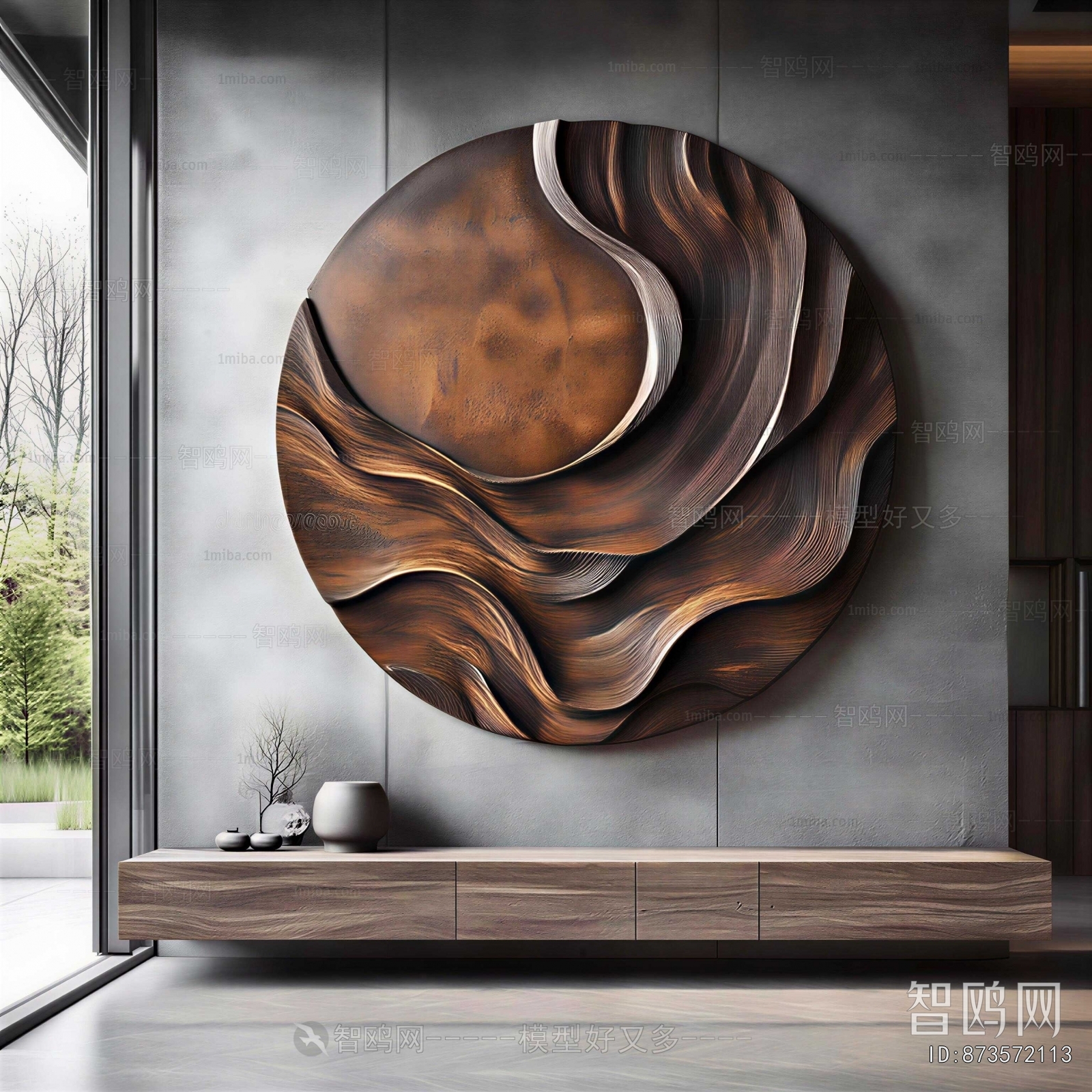 Wabi-sabi Style Wall Decoration