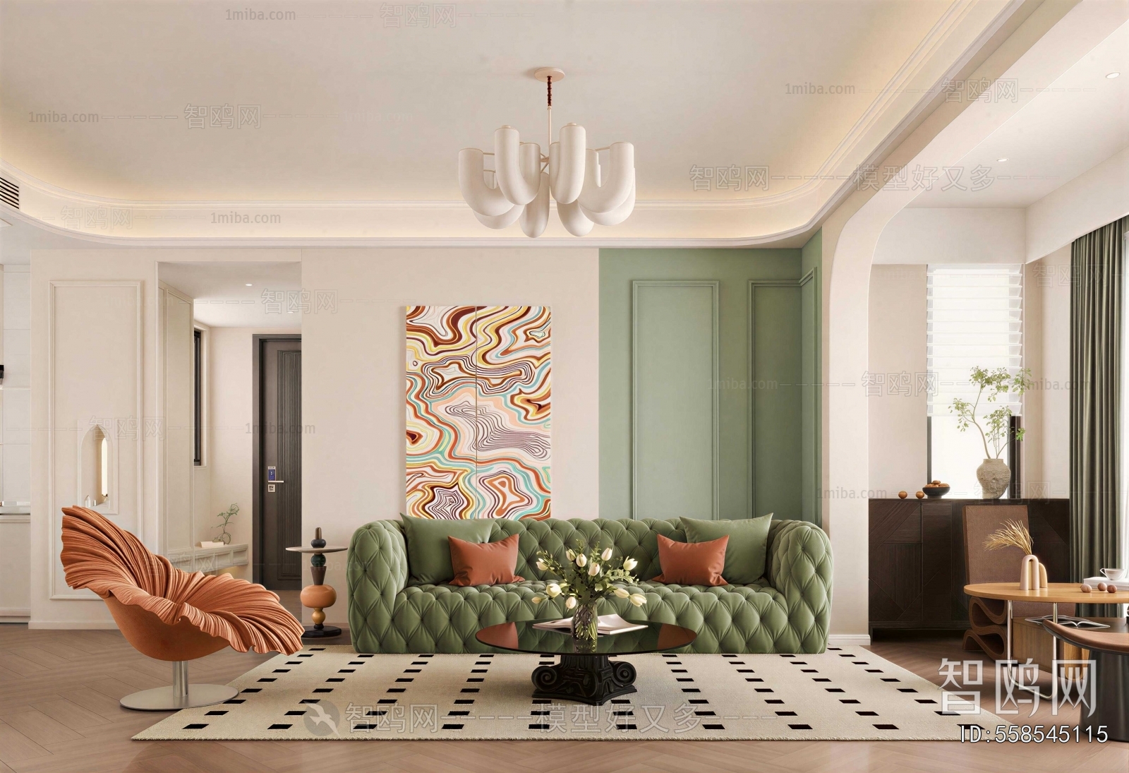 French Style A Living Room