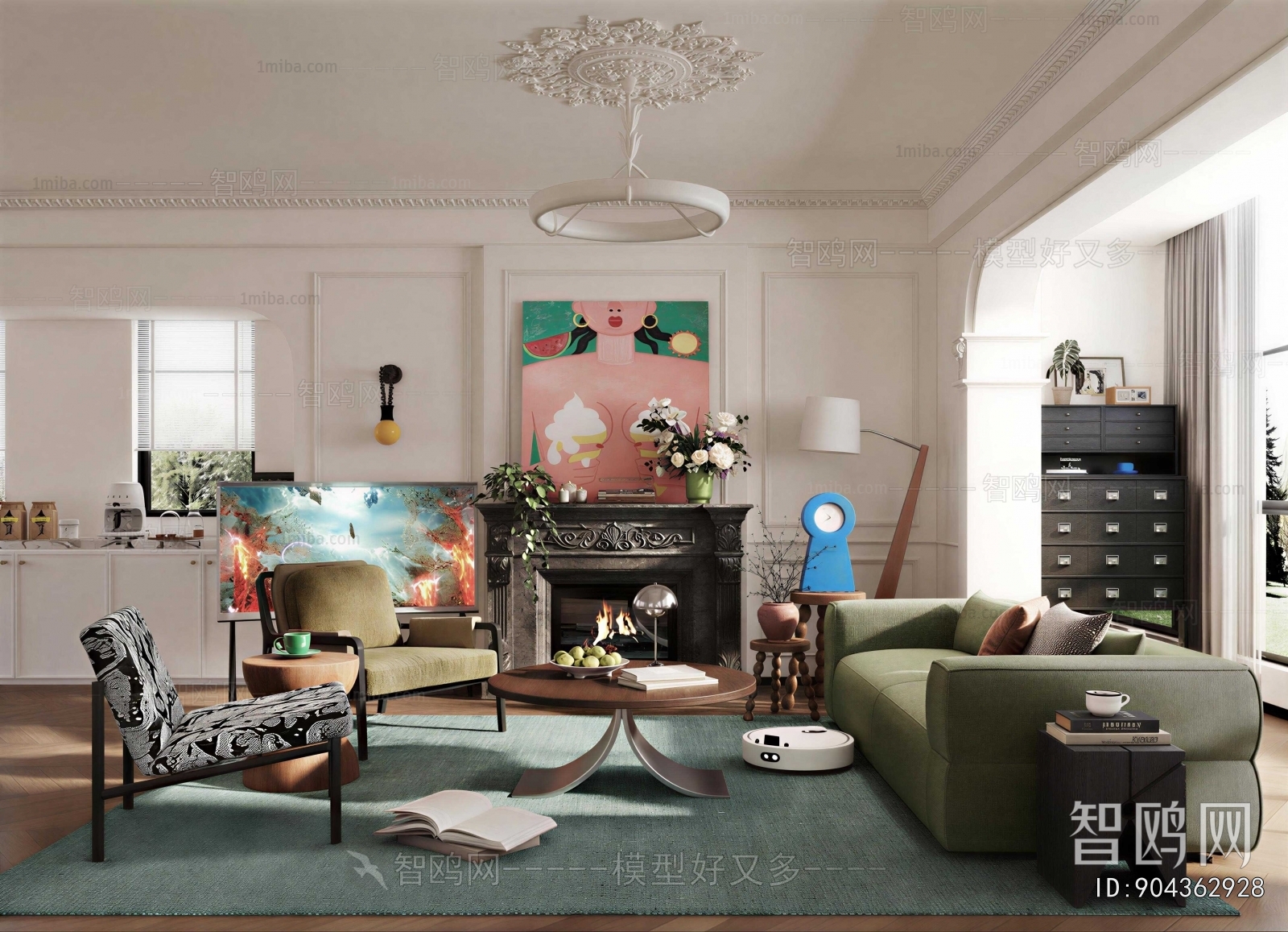 French Style A Living Room
