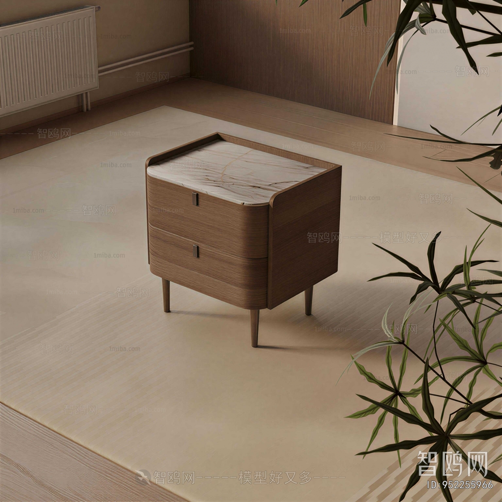 Modern Bedside Cupboard