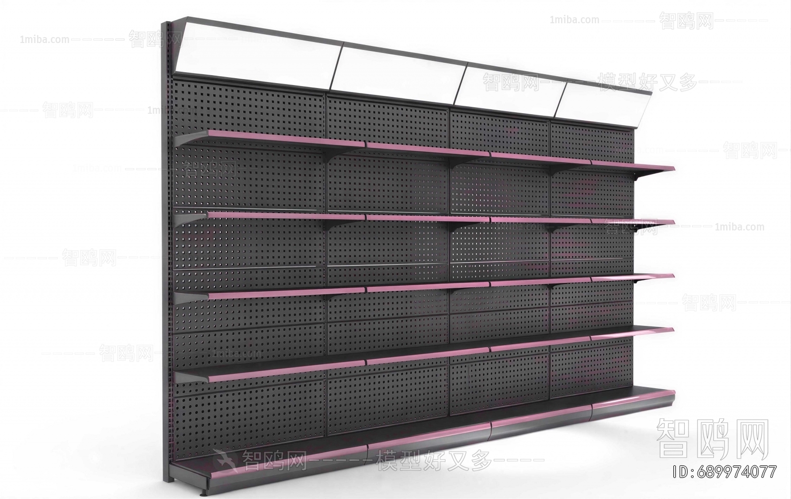 Modern Supermarket Shelf