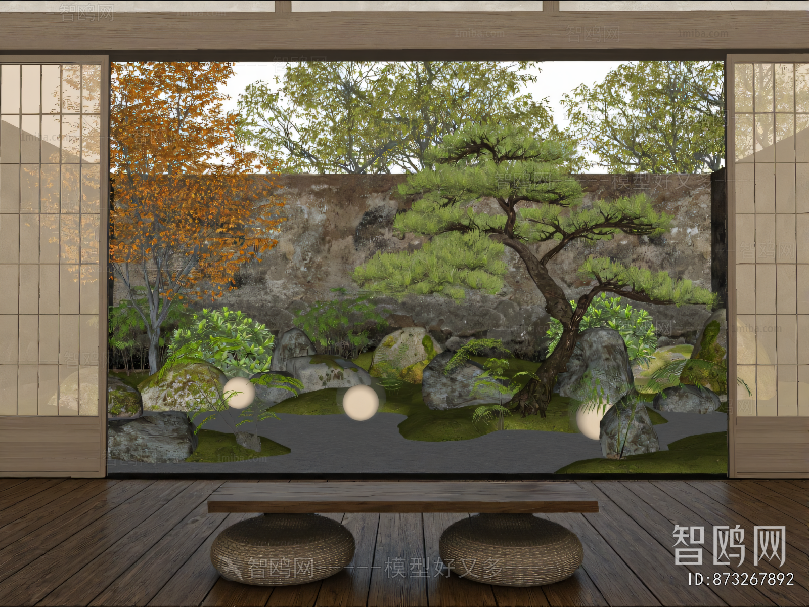 Japanese Style Courtyard/landscape