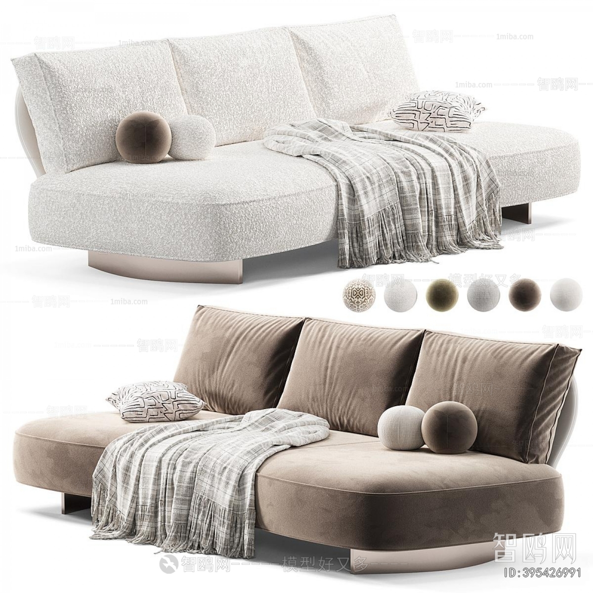 Modern Three-seat Sofa