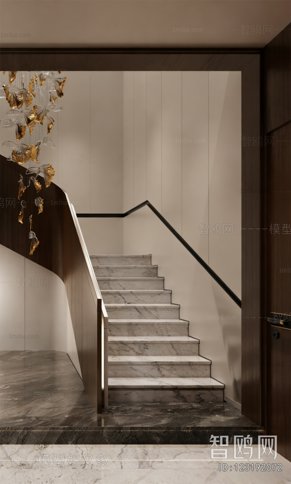 New Chinese Style Stairwell