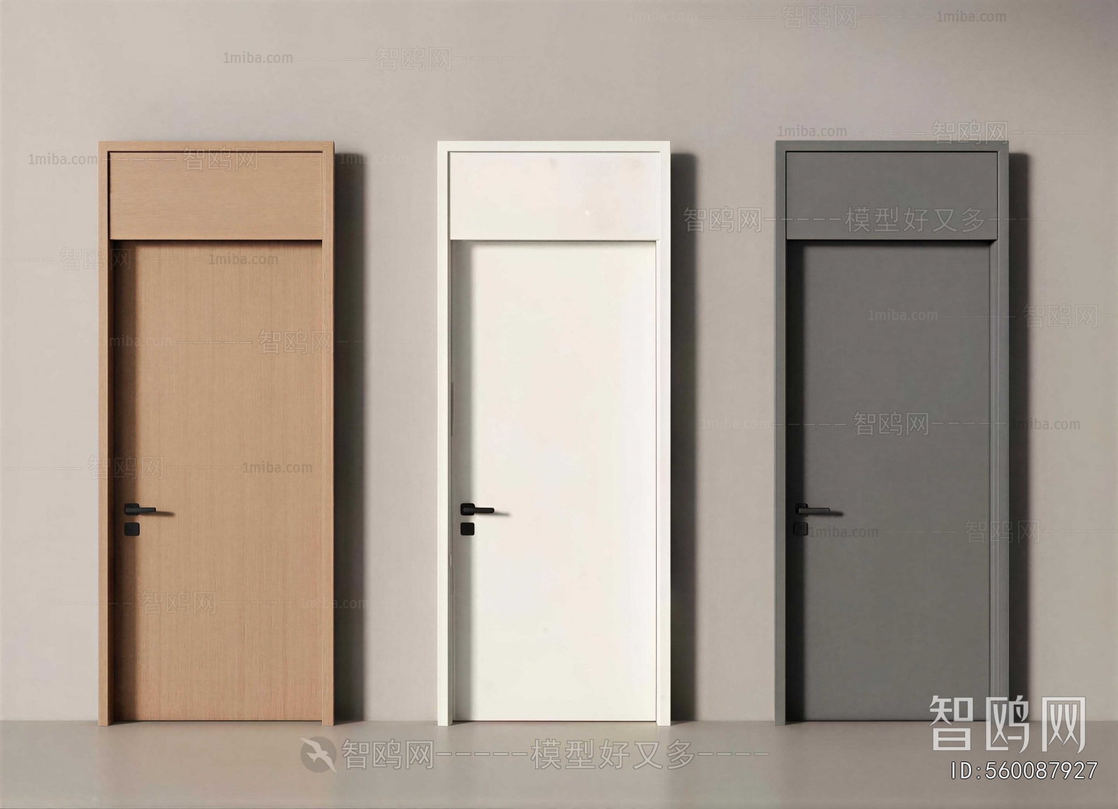 Modern Single Door