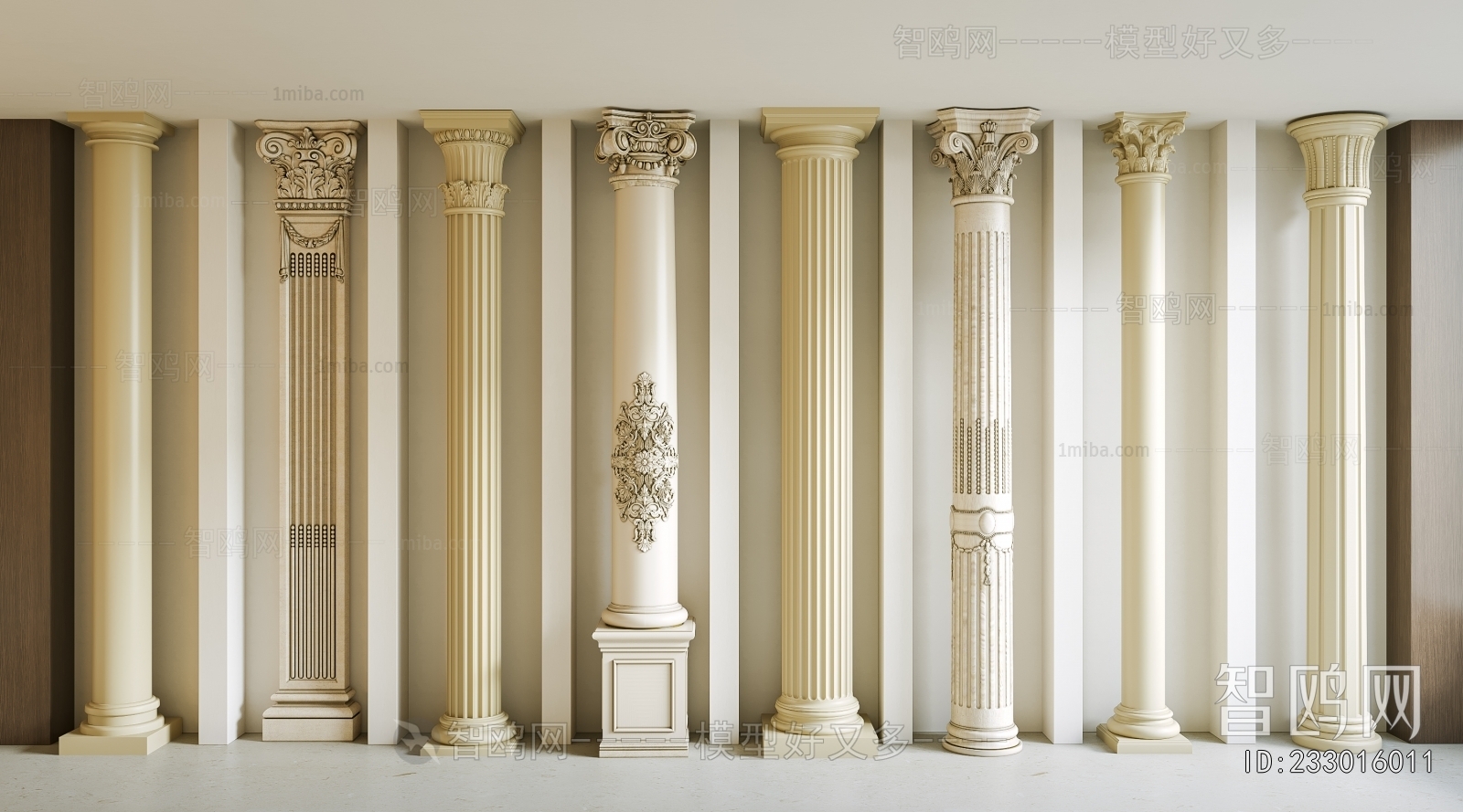 European Style Roman Pillar