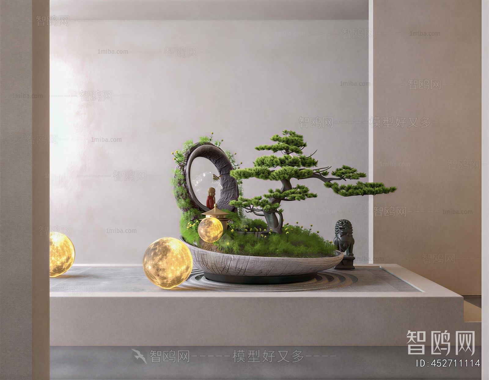 New Chinese Style Bonsai