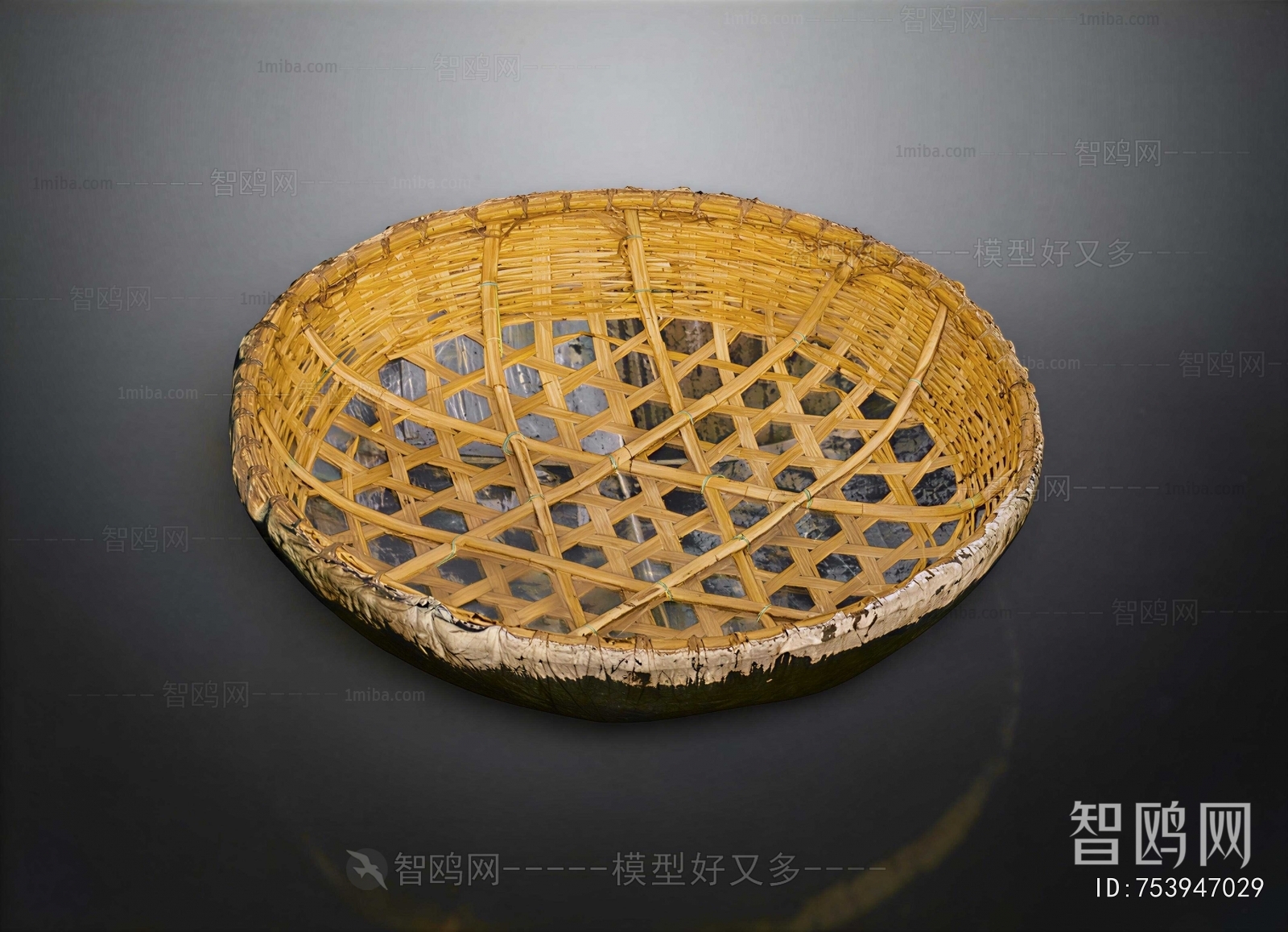 New Chinese Style Plaster Carved Top Plate