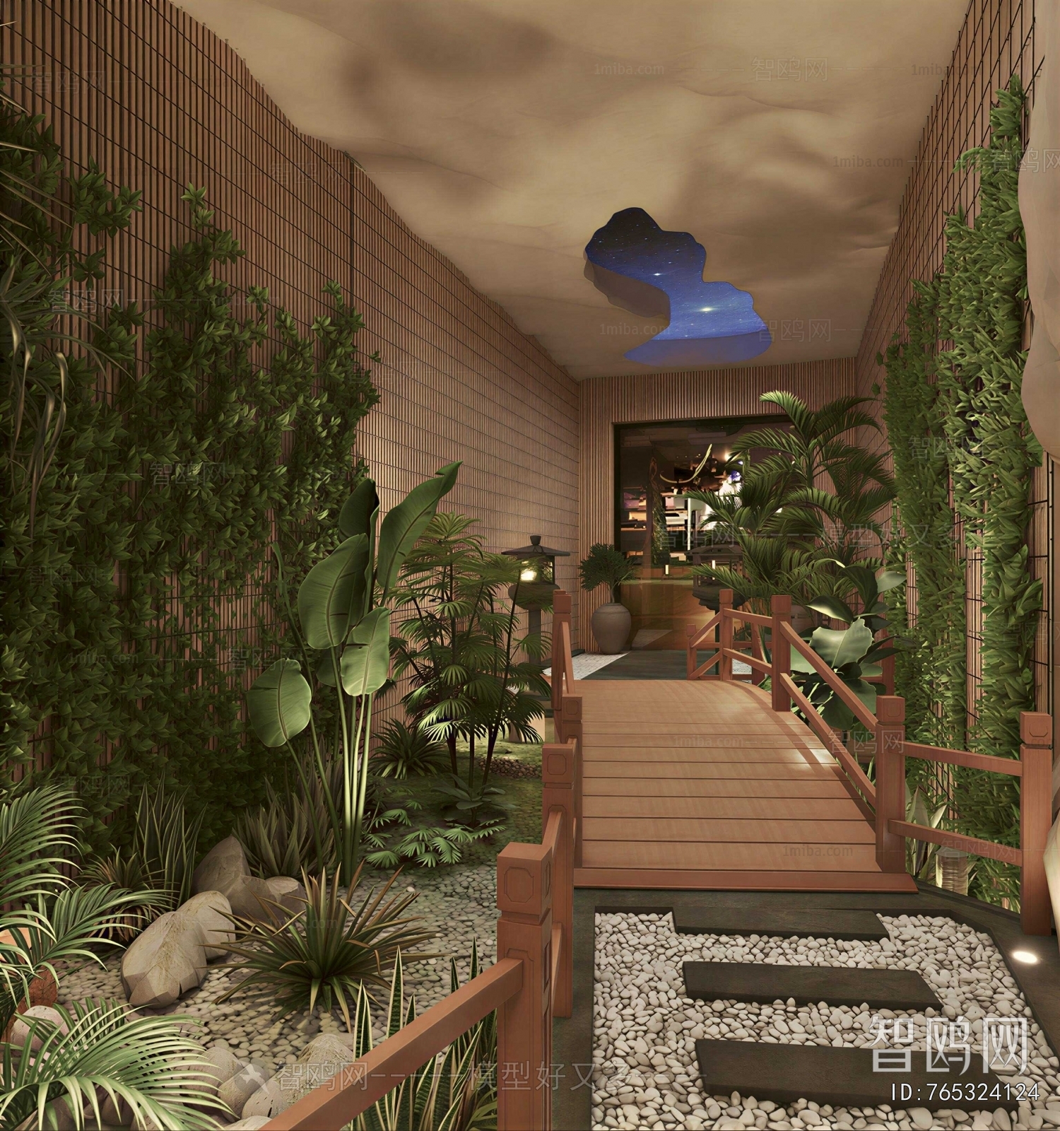 Japanese Style Courtyard/landscape
