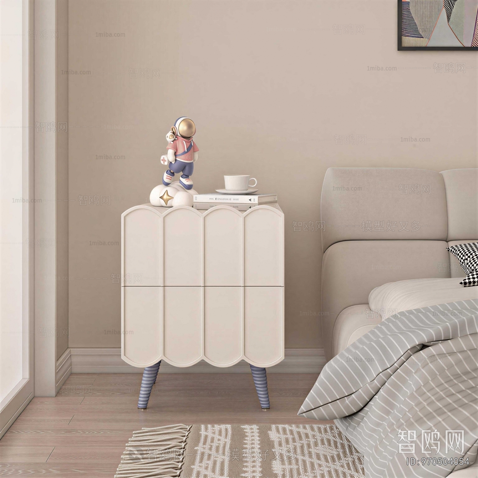 Modern Bedside Cupboard