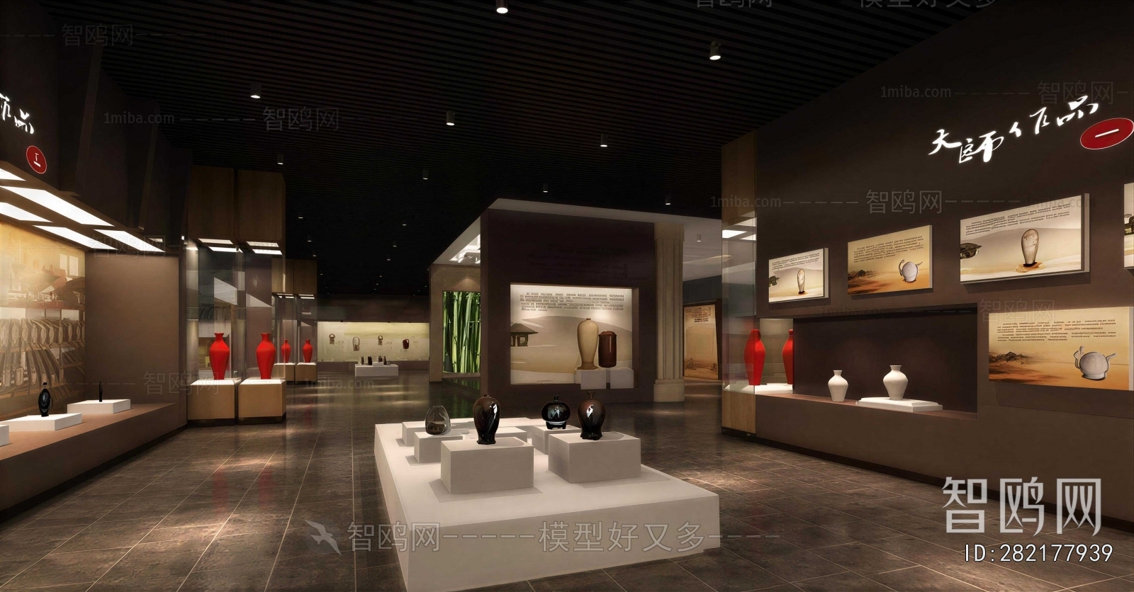 New Chinese Style Exhibition Hall