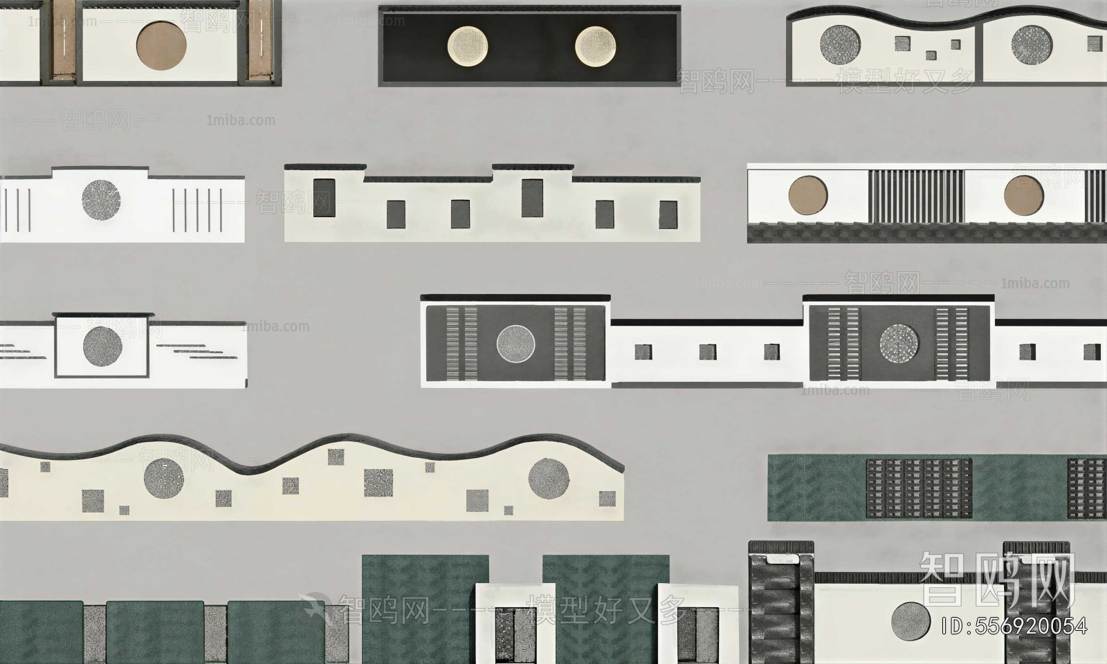 New Chinese Style Landscape Wall