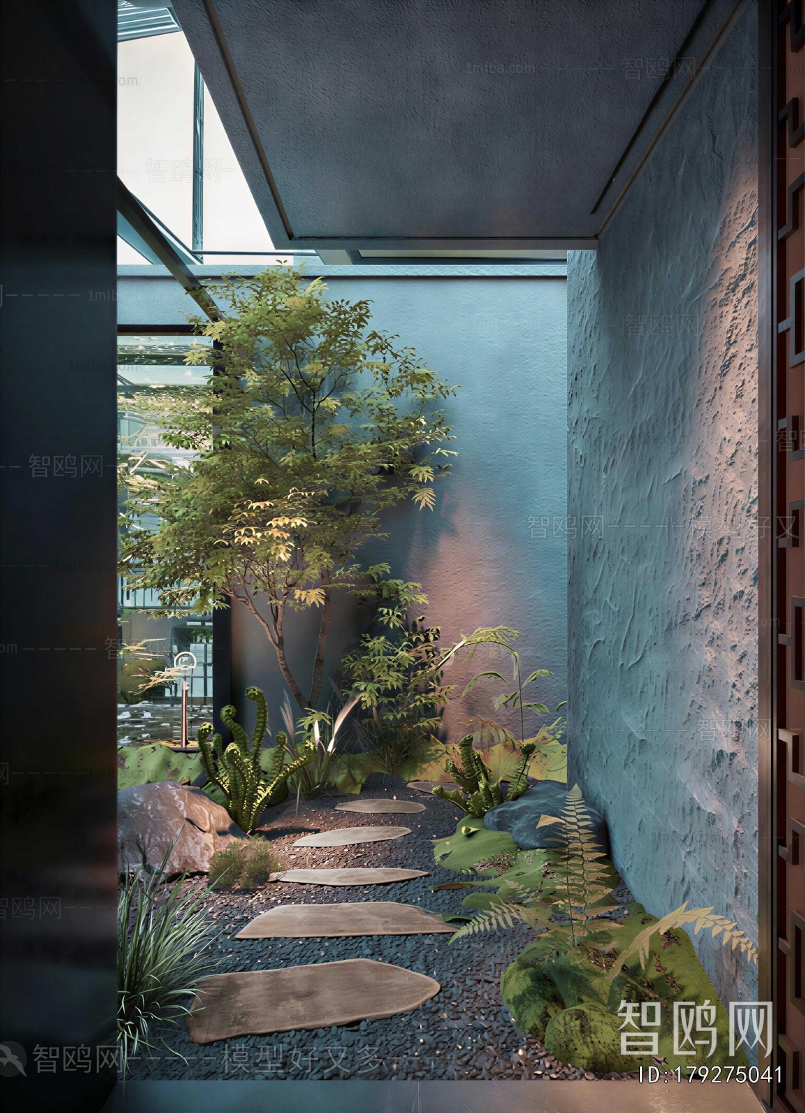New Chinese Style Courtyard/landscape