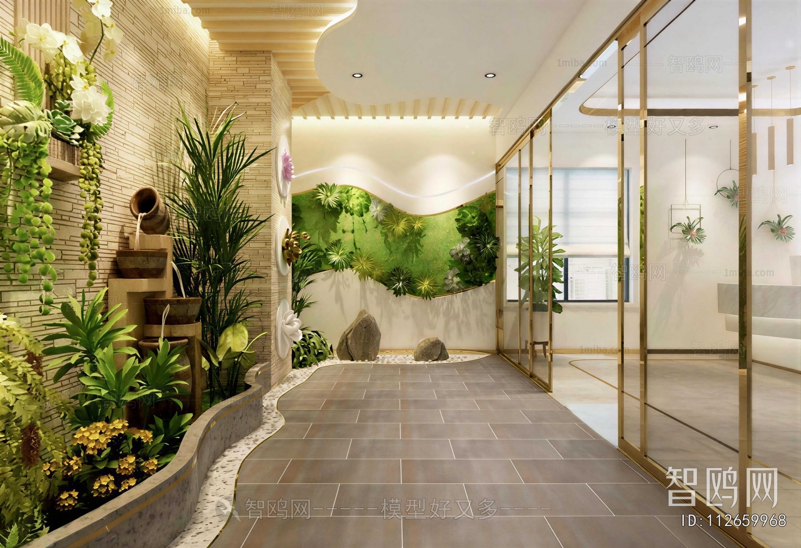 New Chinese Style Hallway