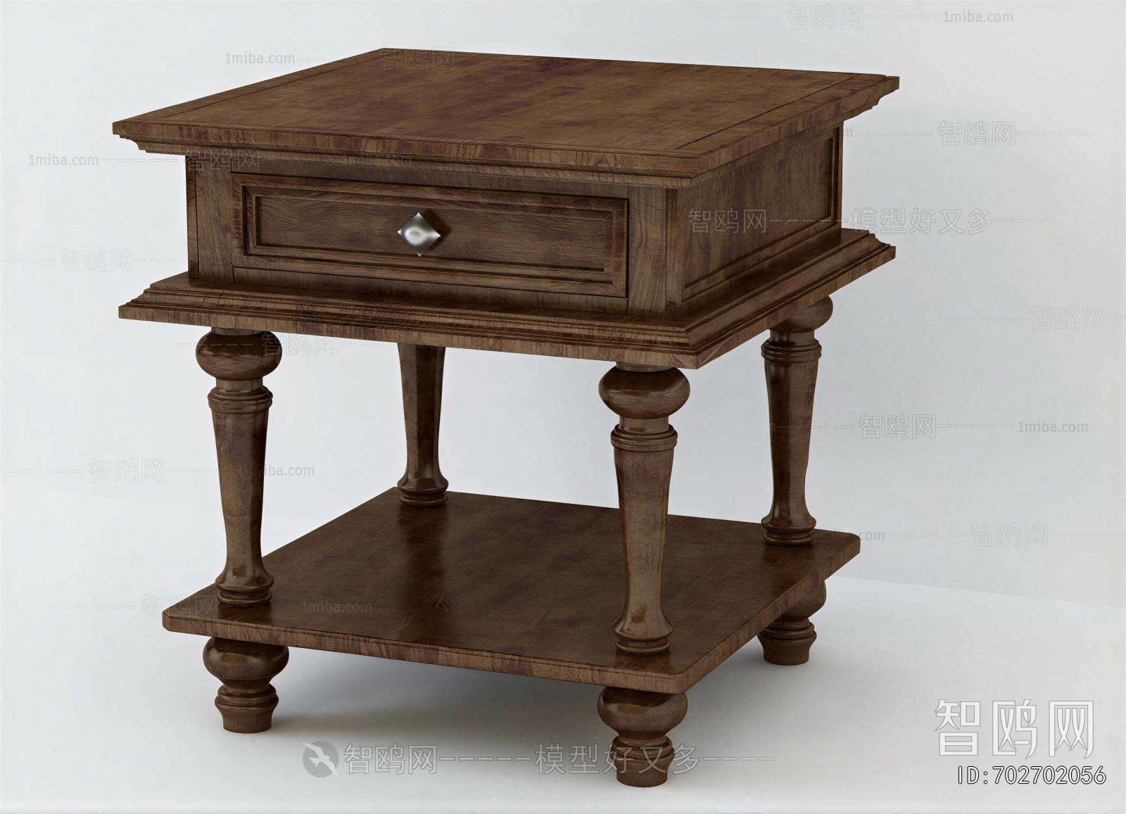 European Style Bedside Cupboard