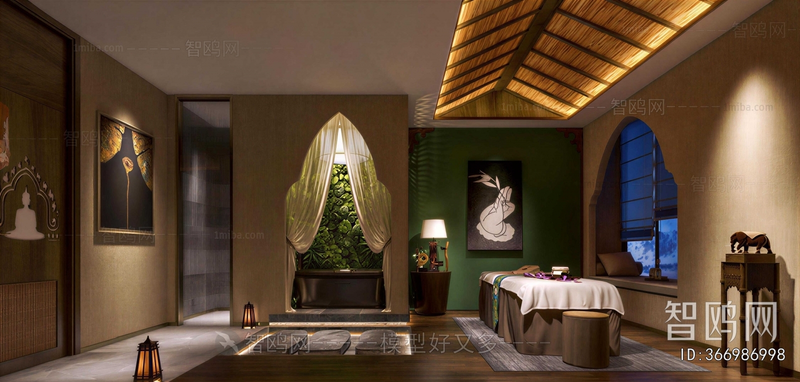 Southeast Asian Style Beauty/foot Bath Spa/ Bath Center