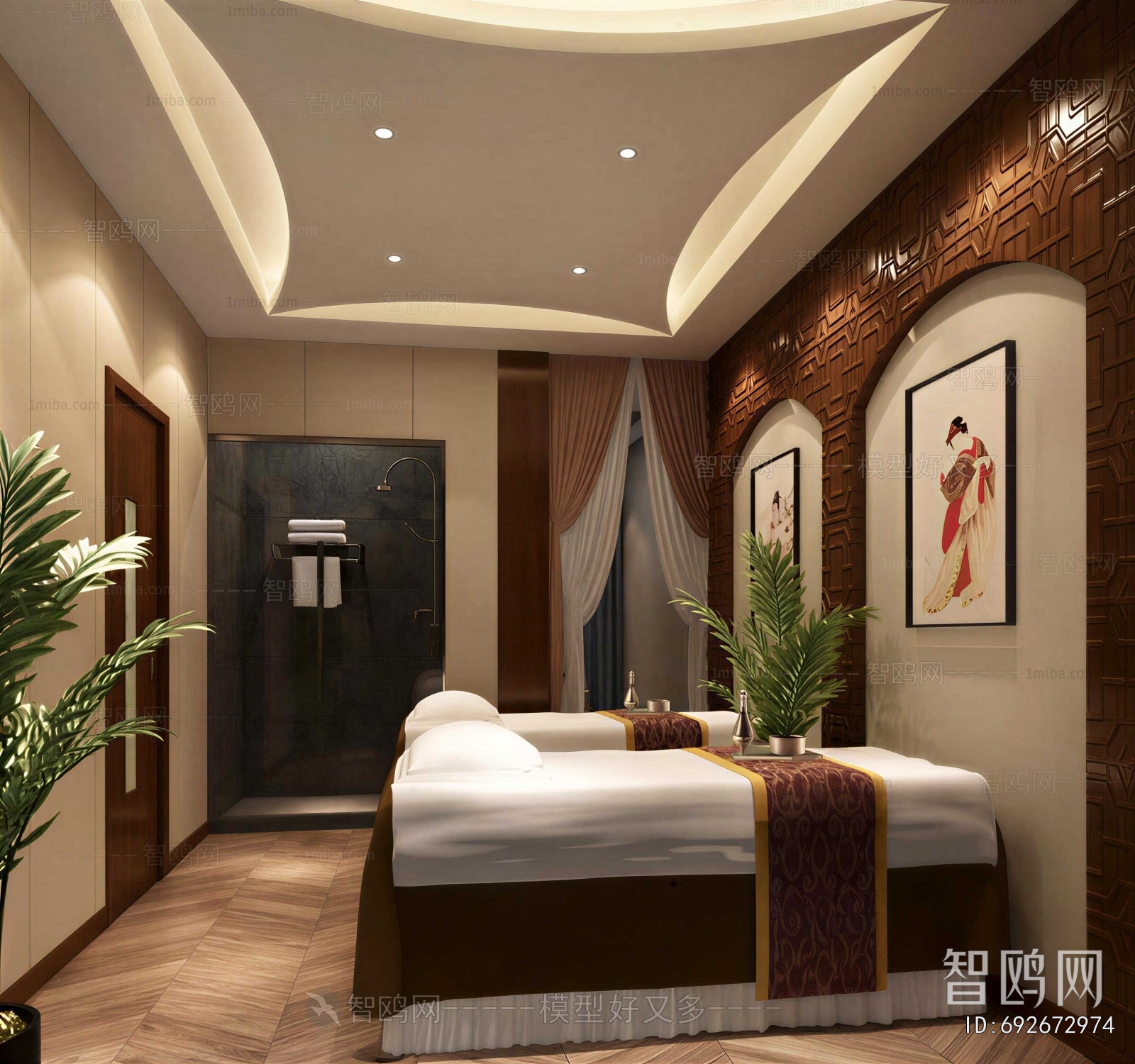 New Chinese Style SPA Foot Bath