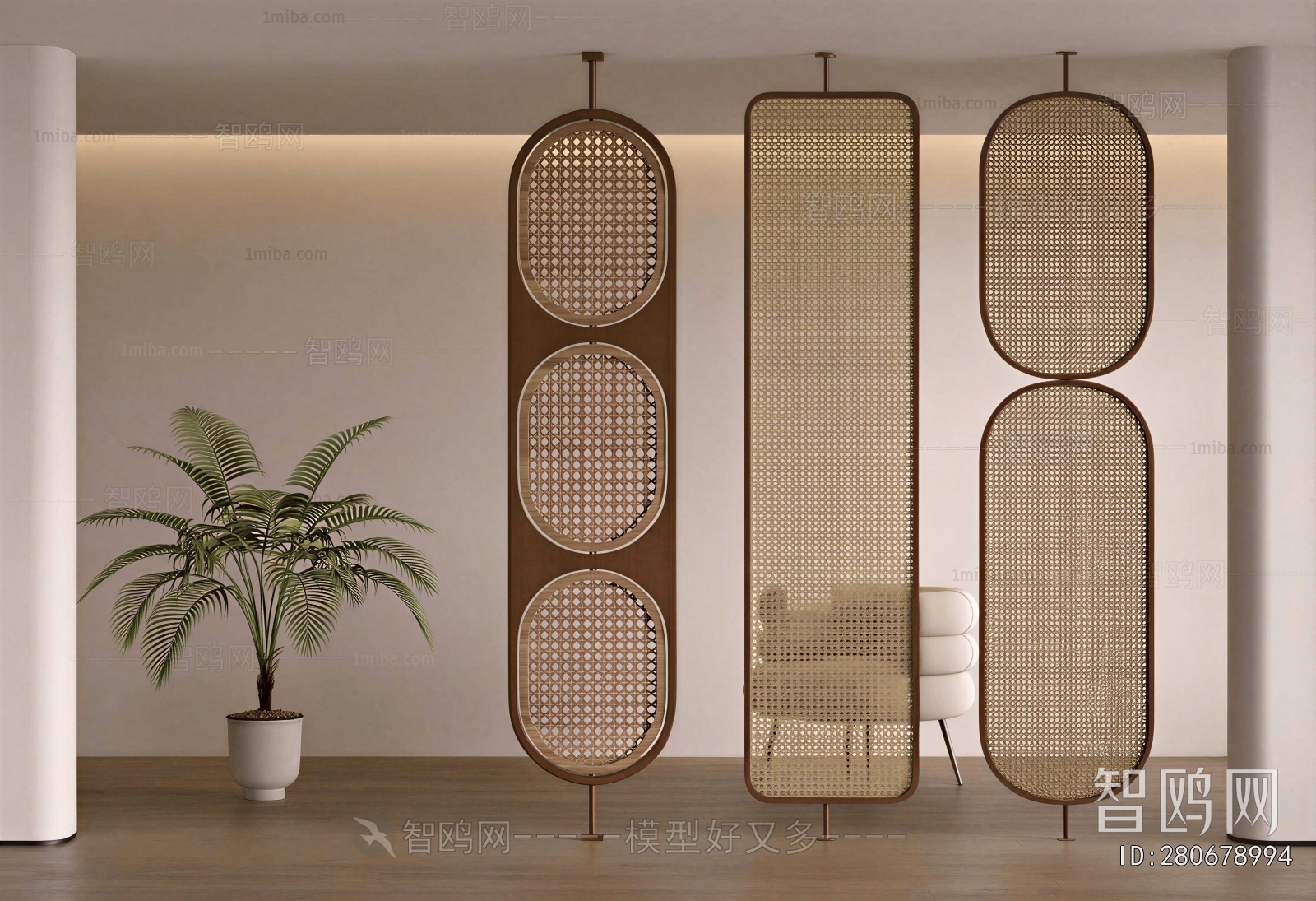Wabi-sabi Style Partition