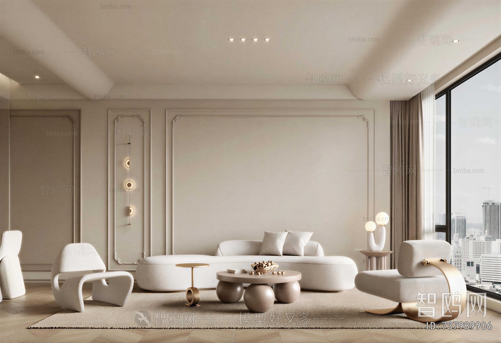 French Style A Living Room