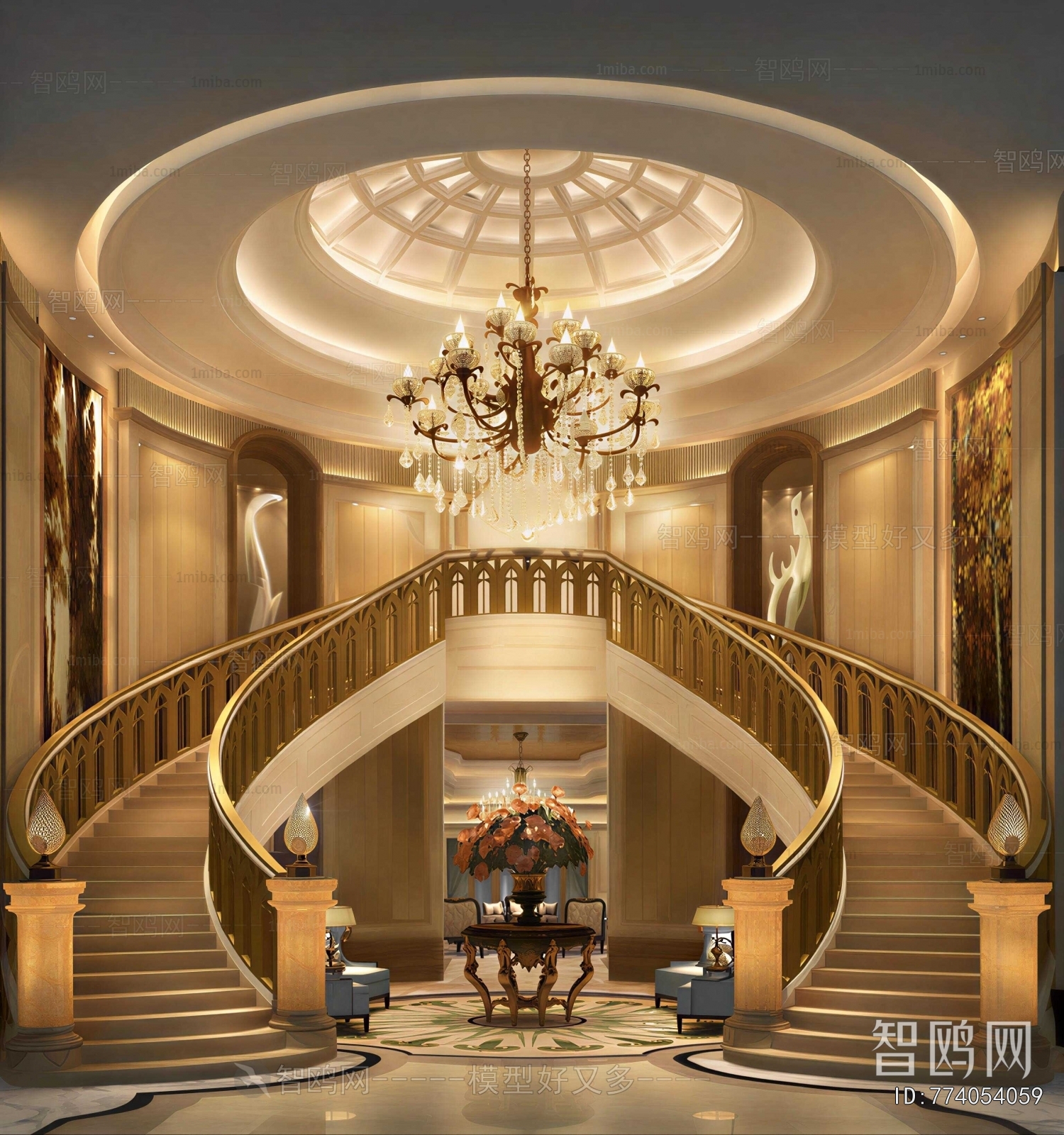 New Classical Style Lobby Hall