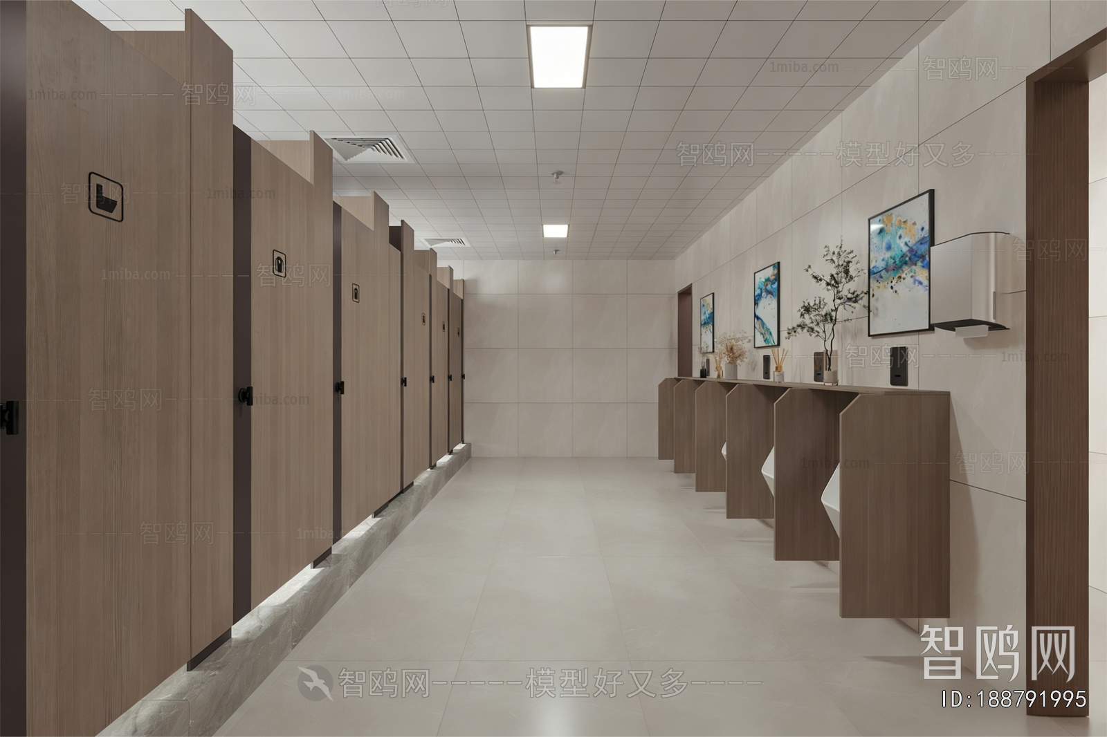 Modern Public Toilet