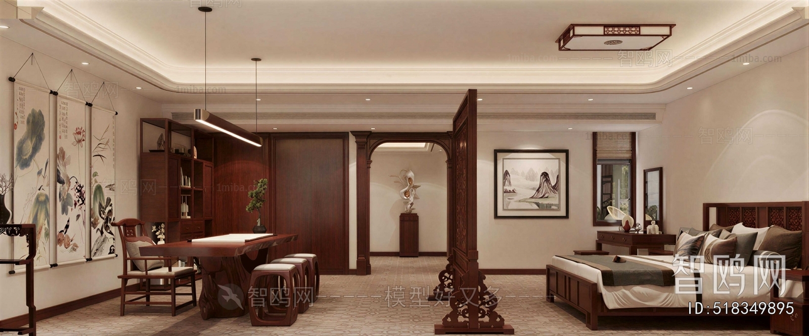 Chinese Style Bedroom