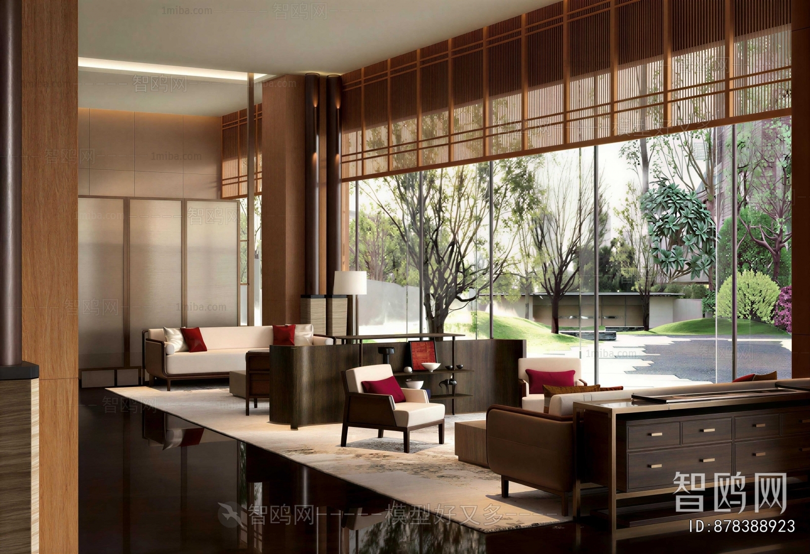 New Chinese Style Lobby Hall