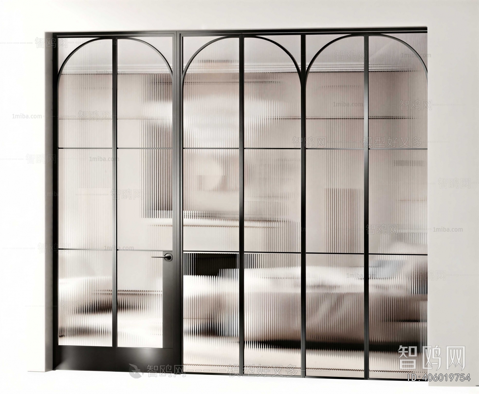 French Style Glass Screen Partition