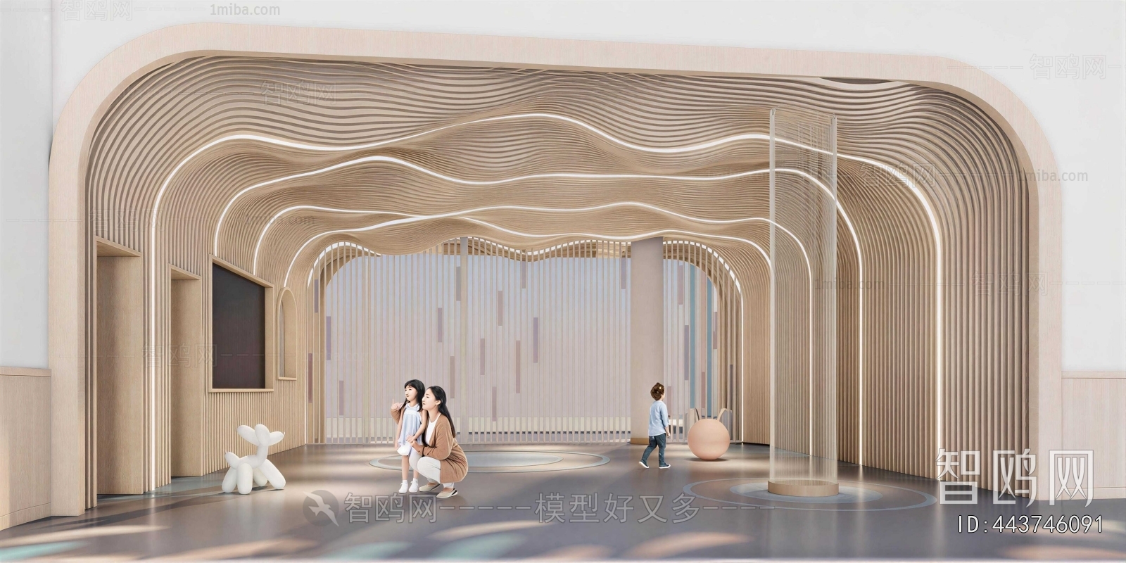 Modern Kindergarten Hall