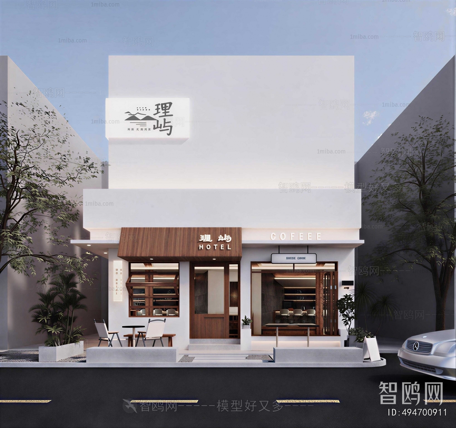 Modern Appearance Of Commercial Building