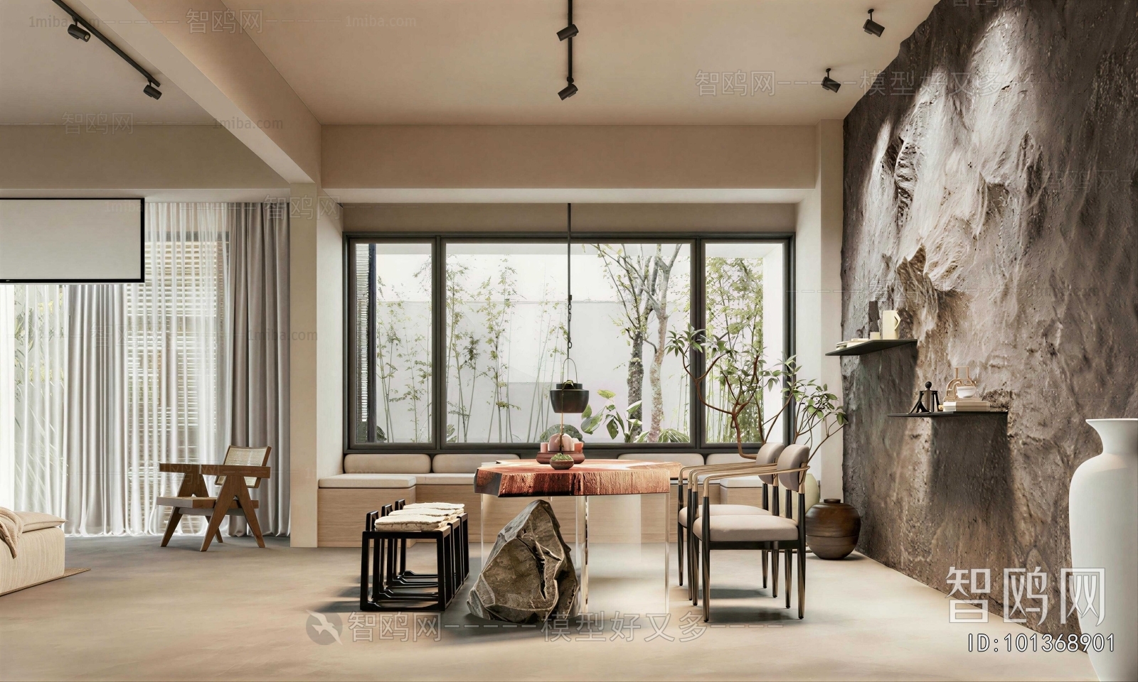 Wabi-sabi Style Tea House